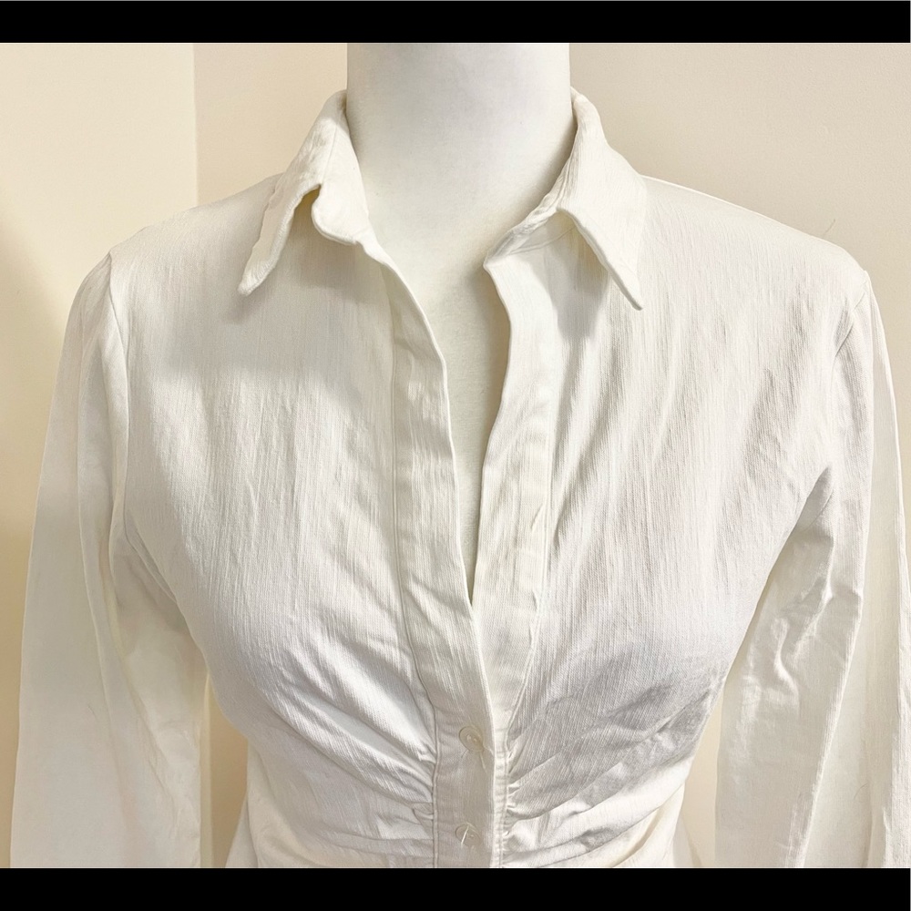Beautiful Zara stretch button down! - Picture 2 of 9